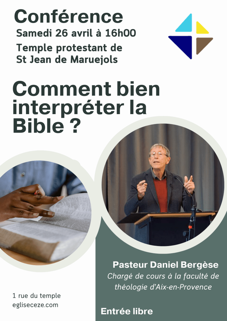 Conférence : interpréter la&nbsp;Bible